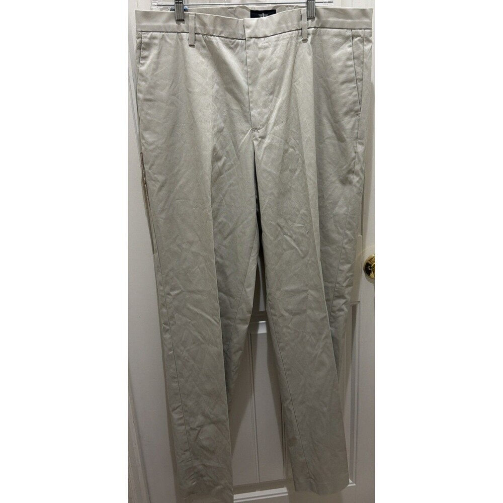 NEW Dockers Best Pressed No Iron Khaki Pants Mens 36x36 Classic Fit Tan Stretch